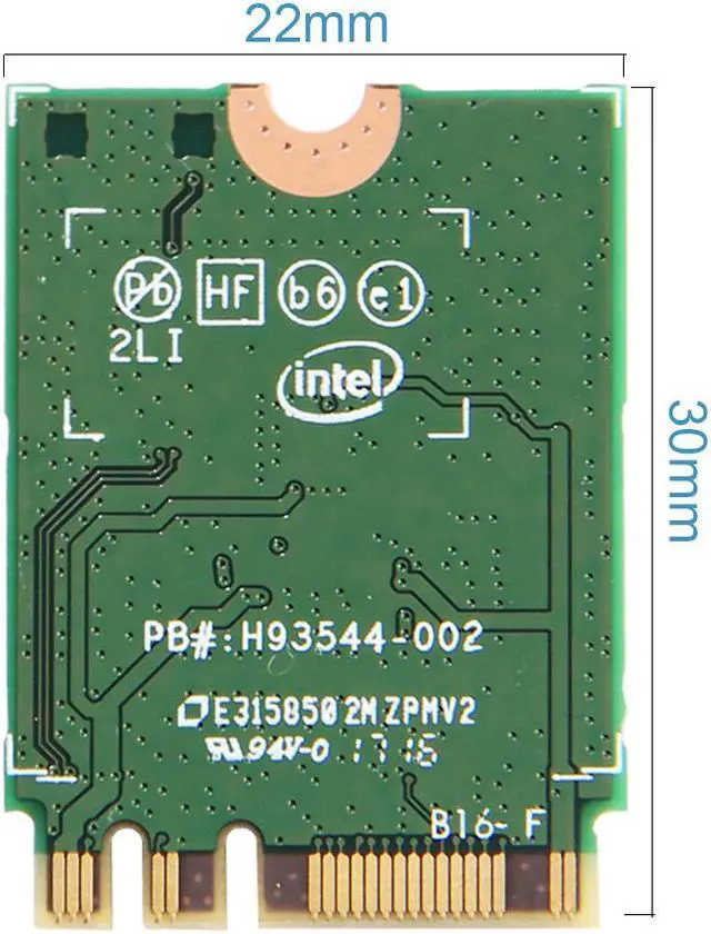 Alt view image 3 of 5 - Dual Band 1200Mbps Intel 8265 IEEE 802.11ac Bluetooth 4.2 Wi-Fi Bluetooth Combo Adapter for Notebook 8265NGW WiFi Card