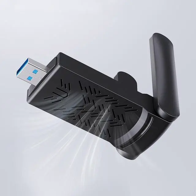 Alt view image 5 of 7 - USB WiFi Adapter for PC 1200Mbps Wireless Network Adapter WiFi Dongle Stick for Desktop Dual Band 2.4GHz/300Mbps 5.8GHz/867Mbps USB 3.0 Compatible with Win XP/7/8/10/vista, Mac 10.6-10.15, Linux