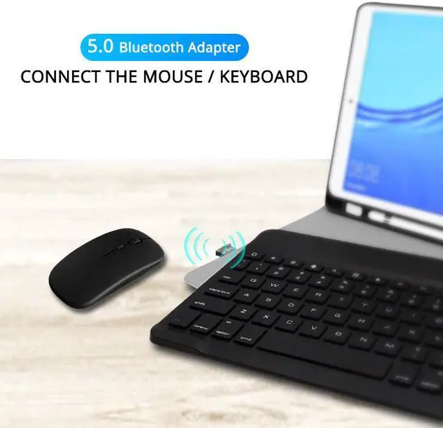 Alt view image 6 of 7 - USB Bluetooth 5.0 Adapter for PC Win10/8.1/8/7/XP/Vista, Bluetooth Dongle Receiver/Transmitter Support Multiple Device Connections: Headset, Mouse, Keyboard, Printer, Speaker