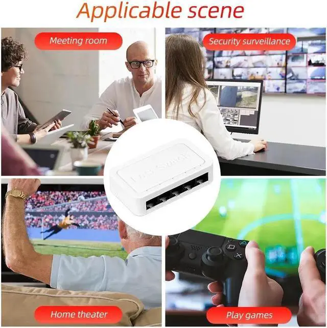 Alt view image 6 of 7 - TelDaykemei 10/100 / 1000Mbps Mini Gigabit Network Switch 5 Port Ethernet Switch Internet Splitter Desktop RJ45 Hub