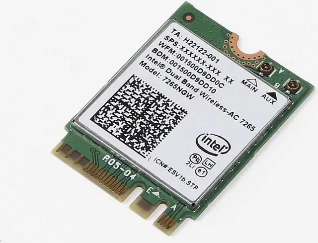 Alt view image 4 of 6 - TelDaykemei AC1200 WiFi Card 7265NGW 1200Mbps Bluetooth 4.2 M.2 802.11AC Dual Band 2.4G 5G Wireless Card AC7265 60CM Built-in Antenna