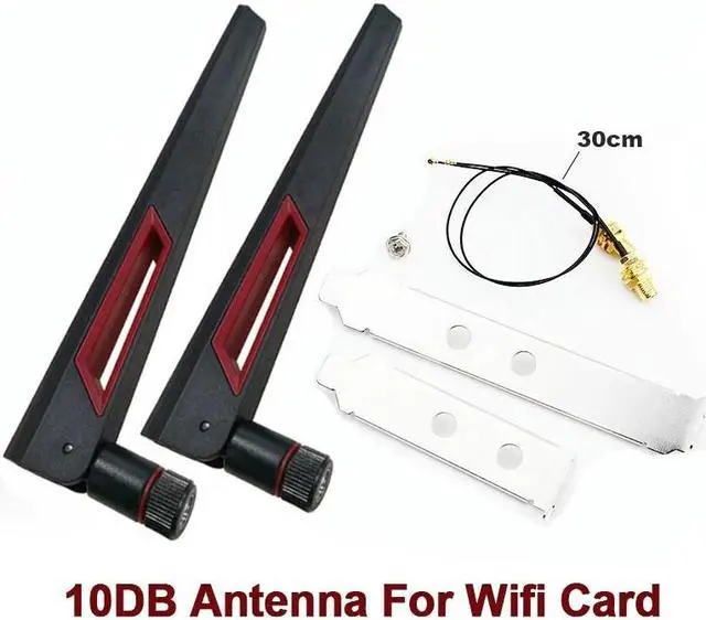 Alt view image 4 of 5 - TelDaykemei WiFi Adapter For PC Desktop 7265NGW 1200Mbps Bluetooth 4.2 M.2 Desktop Kit 802.11AC Dual Band 2.4G 5G Wireless Card For PC 10DB External Antenna