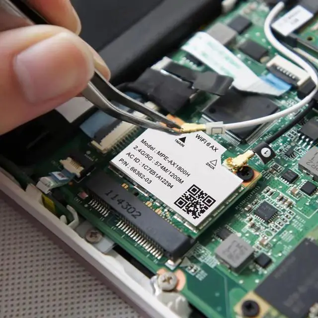 Alt view image 7 of 7 - TelDaykemei Wi-Fi 6 MT792 Dual Band WiFi 6 Bluetooth 5.2 Card For Mini pcie Adapter Wireless Adapter 2.4G/5Ghz For Laptop/PC Built-in antenna