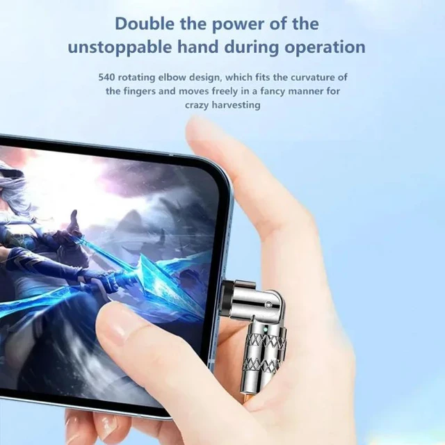 Alt view image 3 of 6 - 120W fast charge 6A USB C to Type-C cable 180 ° rotation liquid silicone cable for iPhone Xiaomi Redmi honor phone charger 20015-1M