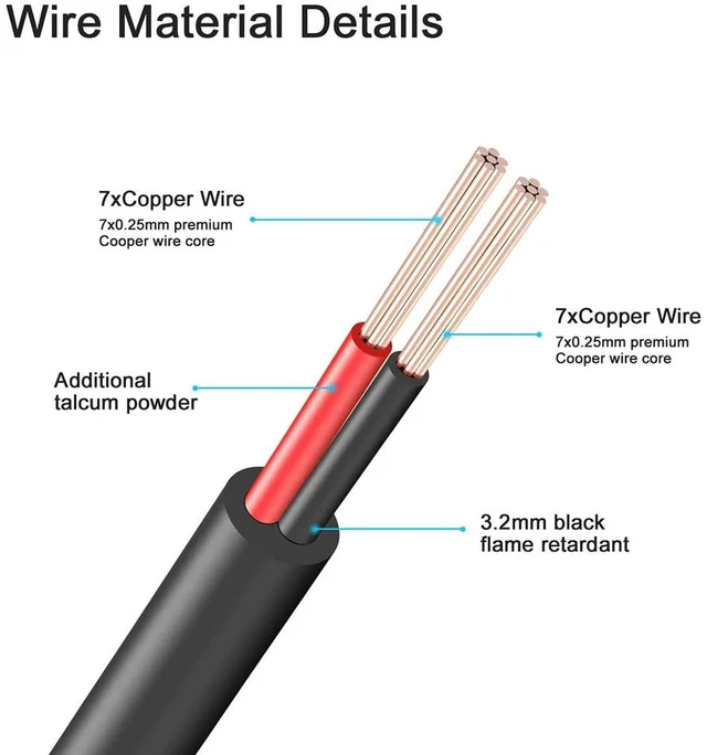 Alt view image 2 of 7 - DC Power 5.5mm x 2.1mm Extension Cable Pure Copper Male To Female Connectors 12v Extension Cord for Camera CCTV 21111-3M