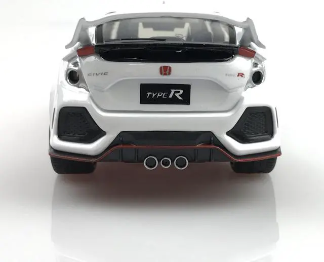 Alt view image 3 of 6 - MiniAuto 1:32 Scale Civic Type R Red Label Diecast Car Model Doors Openable With Light & Sound