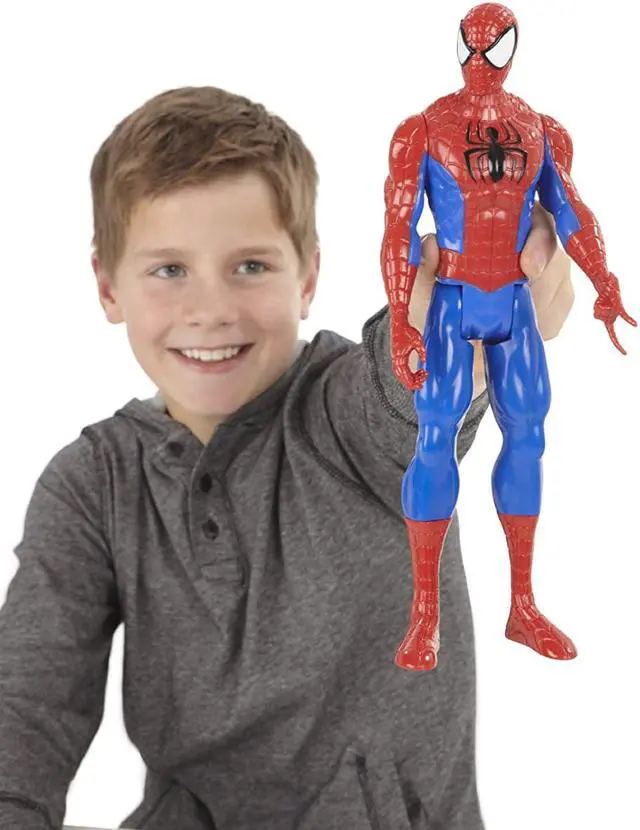 Alt view image 2 of 4 - Hasbro 1:6 Spiderman Red Suit 12-inch Action Figure Titan Series Hero Figure A1517 Authentic Product