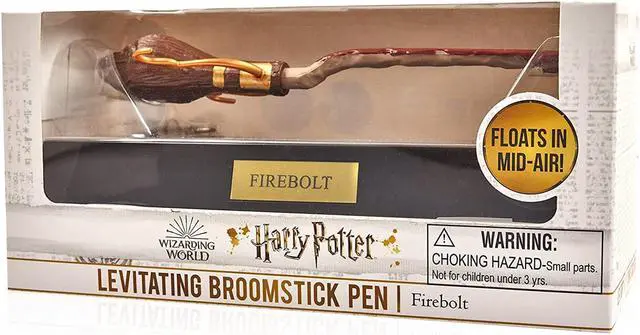 Alt view image 3 of 6 - Authentic Harry Potter Firebolt Levitating Broomstick Ballpoint Pen by WOW! Stuff Collection