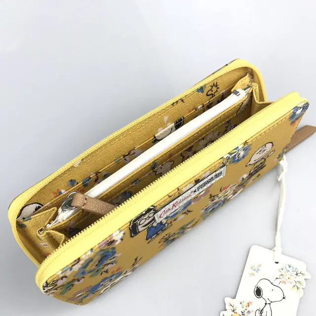 Alt view image 5 of 7 - Cath Kidston Limited Edition Continental Zip Wallet Snoopy Kingswood Rose Mustard Yellow