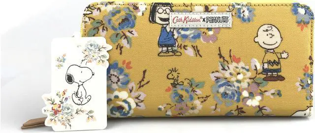 Alt view image 3 of 7 - Cath Kidston Limited Edition Continental Zip Wallet Snoopy Kingswood Rose Mustard Yellow