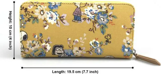 Alt view image 2 of 7 - Cath Kidston Limited Edition Continental Zip Wallet Snoopy Kingswood Rose Mustard Yellow