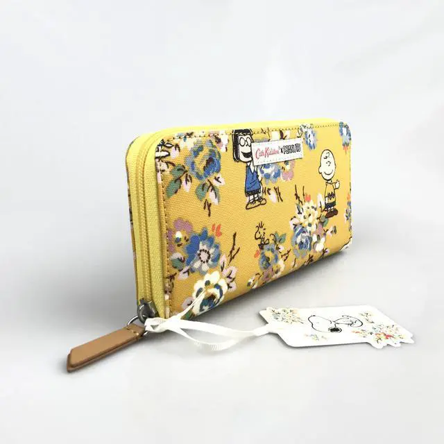 Alt view image 4 of 7 - Cath Kidston Limited Edition Continental Zip Wallet Snoopy Kingswood Rose Mustard Yellow