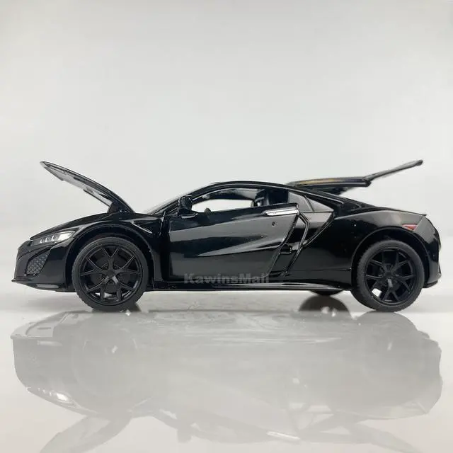 Alt view image 4 of 7 - MiniAuto 1:32 Acura NSX 2016 Edition Sportscar Alloy Diecast Model JDM Pull-back Car Toy with Engine Sound and Light, with Display Base