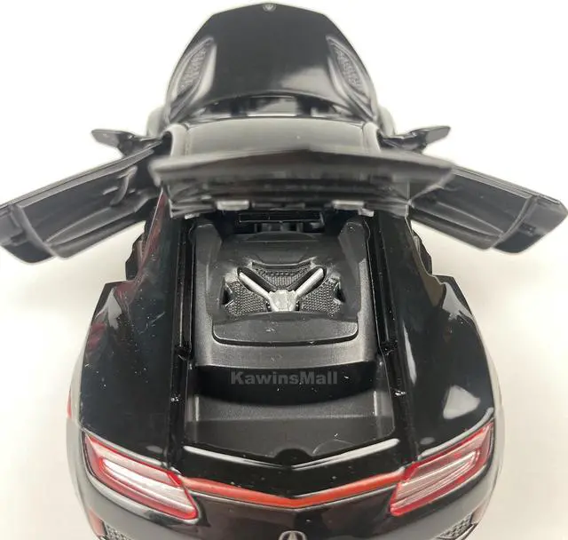 Alt view image 6 of 7 - MiniAuto 1:32 Acura NSX 2016 Edition Sportscar Alloy Diecast Model JDM Pull-back Car Toy with Engine Sound and Light, with Display Base