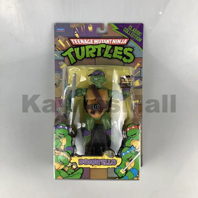 Alt view image 6 of 7 - BNIB Playmates 2022 Authentic Reproduction TMNT 4 Boxes Set of 6-inch Action Figure Inspired by 1988 Series Teenage Mutant Ninja Turtles includes Leonardo Raphael Michelangelo Donatello