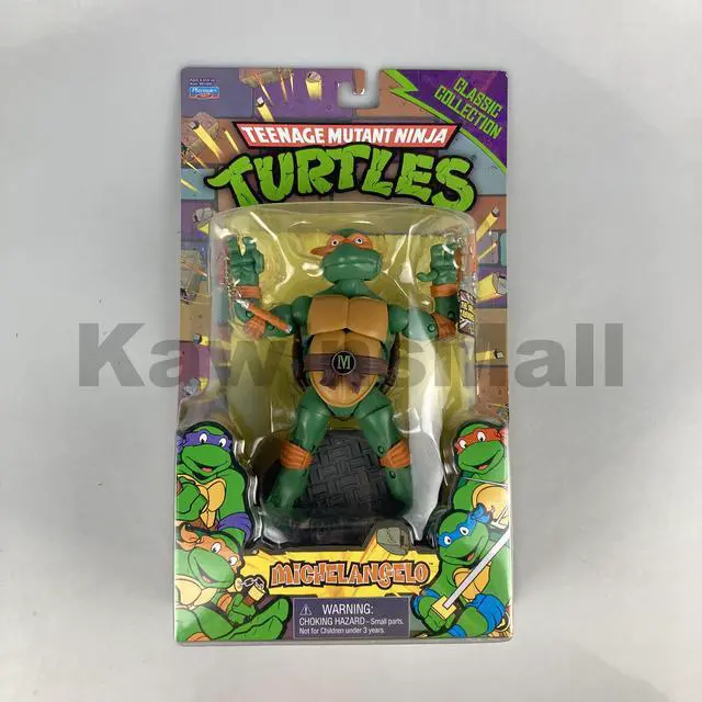 Alt view image 4 of 7 - BNIB Playmates 2022 Authentic Reproduction TMNT 4 Boxes Set of 6-inch Action Figure Inspired by 1988 Series Teenage Mutant Ninja Turtles includes Leonardo Raphael Michelangelo Donatello