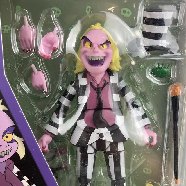 Alt view image 6 of 6 - The Loyal Subjects BST AXN Beetlejuice 5 inch Action Figure Authentic Toy Figurine Brand New in Box