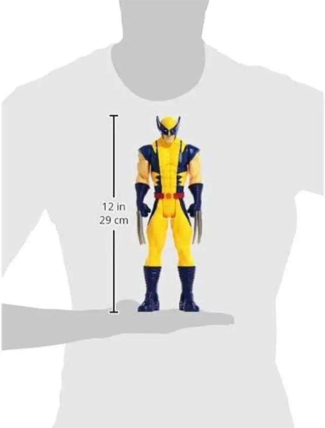 Alt view image 5 of 6 - Hasbro 1:6 Scale Wolverine Action Figure 12-Inch 30CM Tall Titan Hero Series X-Men Toy Arms Legs Head Movable