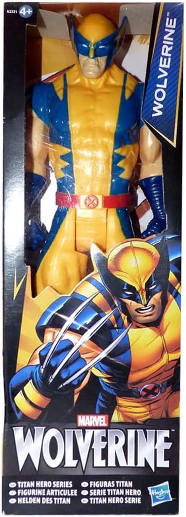 Alt view image 2 of 6 - Hasbro 1:6 Scale Wolverine Action Figure 12-Inch 30CM Tall Titan Hero Series X-Men Toy Arms Legs Head Movable