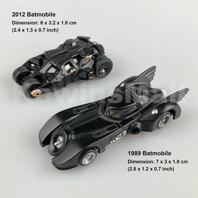 Alt view image 2 of 7 - 1:64 Scale Takara Tomy Tomica #146 1989 Batmobile & #148 4th 2008 Batmobile Two Cars Diecast Set Collection (2012 Edition Product)