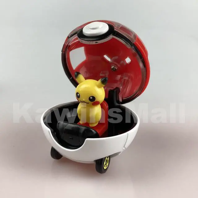 Alt view image 2 of 6 - Takara Tomy Tomica Ride On R10 Pokemon Pikachu & Monster Ball Car Plastic & Diecast Model Toy Authentic Tomica Product