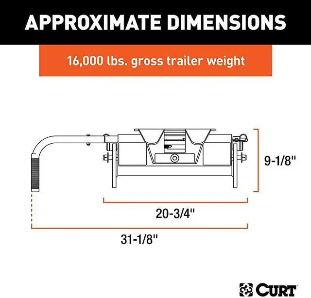 Alt view image 2 of 7 - 16515 E16 5th Wheel Hitch Head Only, Legs or Roller Required, 16,000 lbs