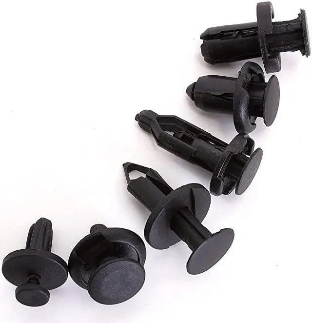 Alt view image 2 of 5 - 102pcs 6.3mm 8mm 9mm 10mm Bumper Push Fasteners Rivet Clips Expansion Screws Replacement Kit