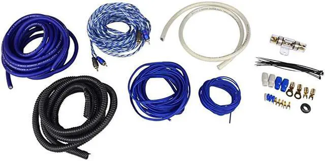 Main image of RWK41 4 Gauge Complete Car Amp Wiring Installation Wire Kit w/RCA's