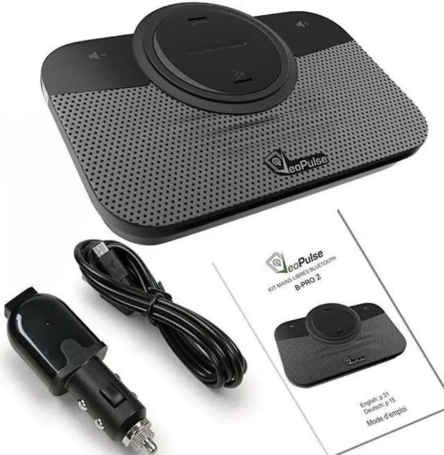 Alt view image 4 of 7 - Car Speakerphone BPRO 2 Hands Free with Bluetooth Automatic Cellphone Connection