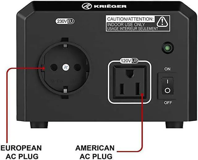 Alt view image 2 of 6 - 450 Watt Voltage Transformer 110120V to 220240V Step Up Step Down Voltage Converter MET Approved Under UL CSA