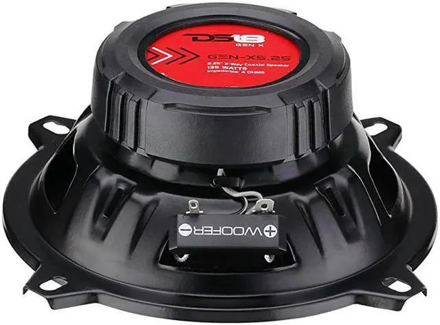 Alt view image 4 of 5 - GENX525 Coaxial Speaker 525 2Way 135W Max 45W RMS Black Paper Cone Mylar Dome Tweeter 4 Ohms Clarity Unparalled by Other Speakers in Their Class 2 Speakers ModelGENX525