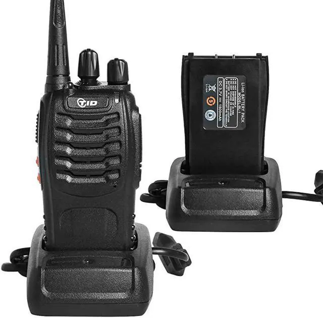 Alt view image 3 of 7 - TDV2 Two Way Radio Rechargeable 2 Way Radio UHF VOX Long Range 2Way Radios Walkie Talkies for Adults with Secret Service Earpiece 10 Radio