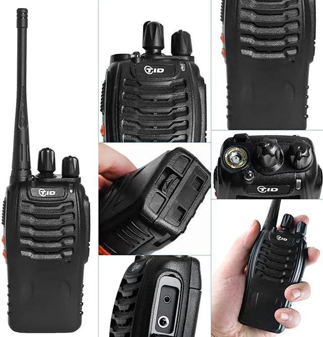 Alt view image 3 of 7 - RADIO TDV2 Two Way Radio UHF 2 Way Radios Walkie Talkies Long Range Hand Free Walkie Talkies for Adults with Secret Service Earpiece 20 Pack