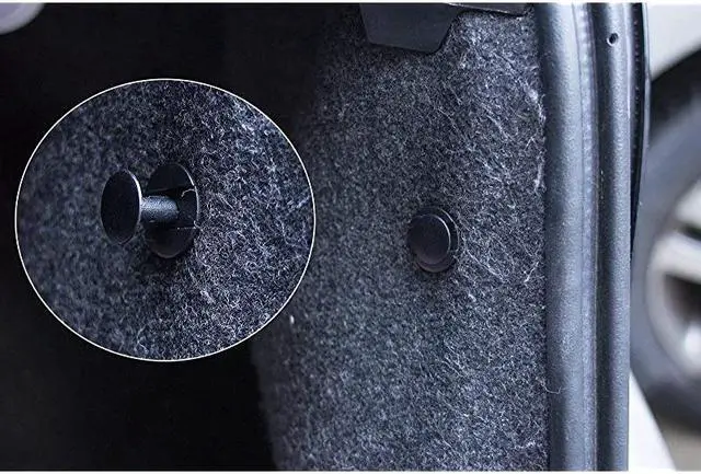 Alt view image 3 of 5 - 102pcs 6.3mm 8mm 9mm 10mm Bumper Push Fasteners Rivet Clips Expansion Screws Replacement Kit