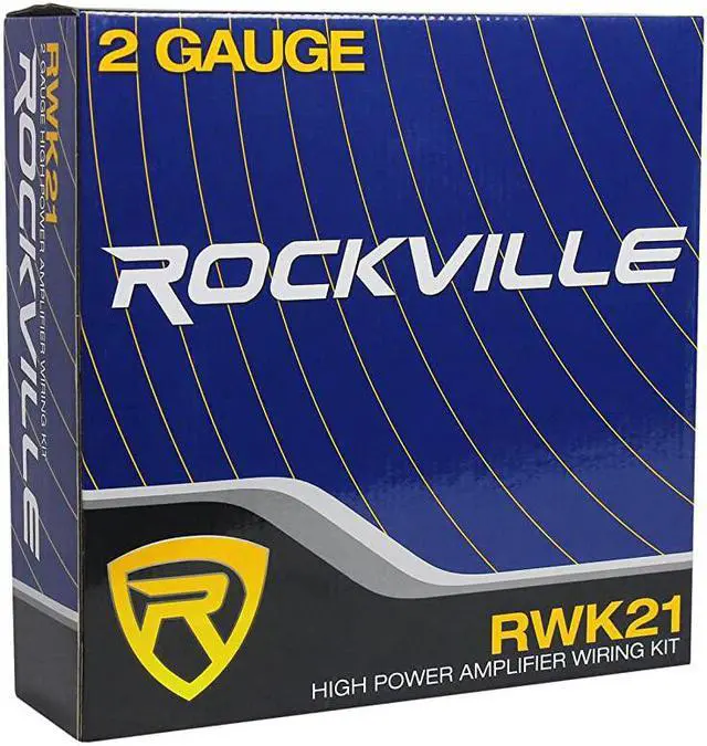 Alt view image 4 of 4 - RWK21 2 Gauge Amp Installation Kit ANL Fuse Holder 100 Copper RCA