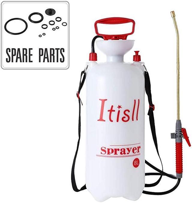 1 Gallon Sprayer Pump Pressure Lawn and Garden Portable Sprayer with  Safety, Special Handle and Adjustable Shoulder Strap
