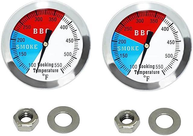 Bbq smoker temperature clearance gauge