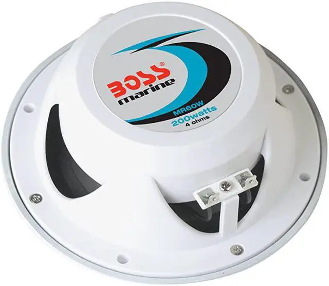 Alt view image 6 of 6 - MR60W 200 Watt Per Pair 65 Inch Full Range 2 Way Weatherproof Marine Speakers Sold in Pairs