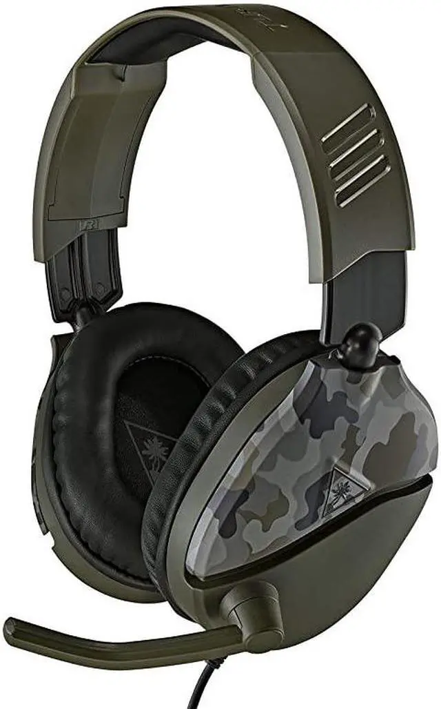 Alt view image 6 of 7 - Recon 70 Green Camo Gaming Headset for Xbox One Xbox Series X|S PlayStation 5 PS4 Pro PS4 Nintendo Switch and Mobile