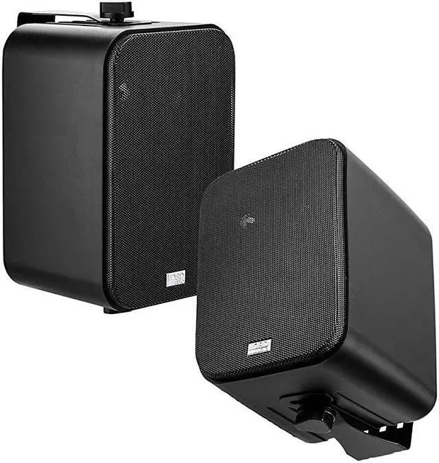 Alt view image 2 of 5 - 3Way Outdoor Patio 4 Speaker Indoor Outdoor Stereo Pair Black AP450