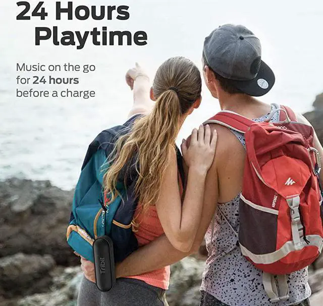 Alt view image 5 of 6 - XSound Go Bluetooth Speaker with 16W Loud Sound Rich Bass 24H Playtime IPX7 Waterproof Wireless Stereo Pairing USBC Portable Wireless Speaker for Home Outdoors Travel Upgraded