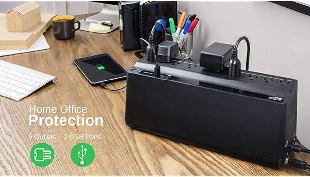 Alt view image 5 of 7 - UPS 850VA UPS Battery Backup amp Surge Protector BE850G2 Backup Battery 2 USB Charger Ports BackUPS Series Uninterruptible Power Supply