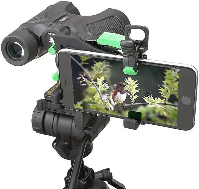 Alt view image 4 of 7 - HookUpz 20 Universal Smartphone Optics Digiscoping Adapter for Binoculars Spotting Scopes Telescopes Microscopes Monoculars and More IS200