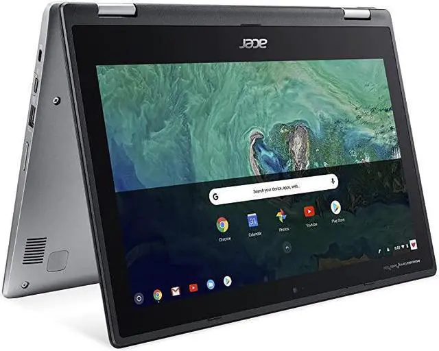 Alt view image 4 of 7 - Chromebook Spin 11 Convertible Laptop Intel Celeron N3350 116 HD Touch Display 4GB DDR4 32GB eMMC 80211ac WiFi Wacom EMR Pen Sleeve CP3111HNC2DV