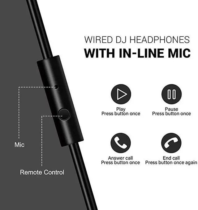Alt view image 4 of 6 - AdapterFree Closed Back OverEar DJ Stereo Monitor Headphones Professional Studio Monitor amp Mixing Telescopic Arms with Scale Newest 50mm Neodymium Drivers Glossy Finish Black