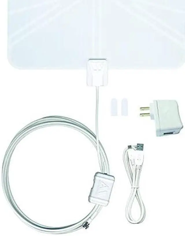 Alt view image 2 of 7 - FL5500A FlatWave Amped Digital HD Indoor Amplified TV Antenna 4K Ready ATSC 30 Ready HighVHF UHF 50 Mile Long Range