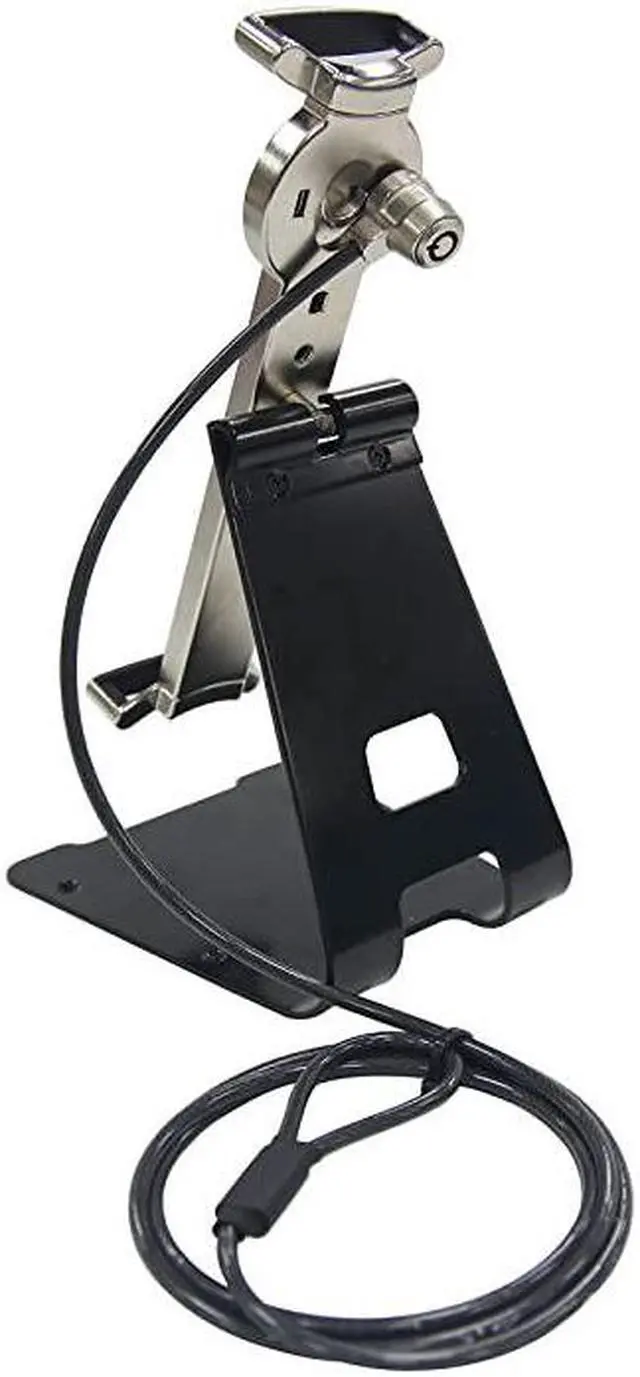 Alt view image 4 of 7 - Tablet Holder - CTA Anti-Theft Security Grip Holder with Metal Stand for Tablets iPad 10.2" (7th/ 8th/ 9th Generation), & Other 7–10" Tablets (PAD-UATGS)