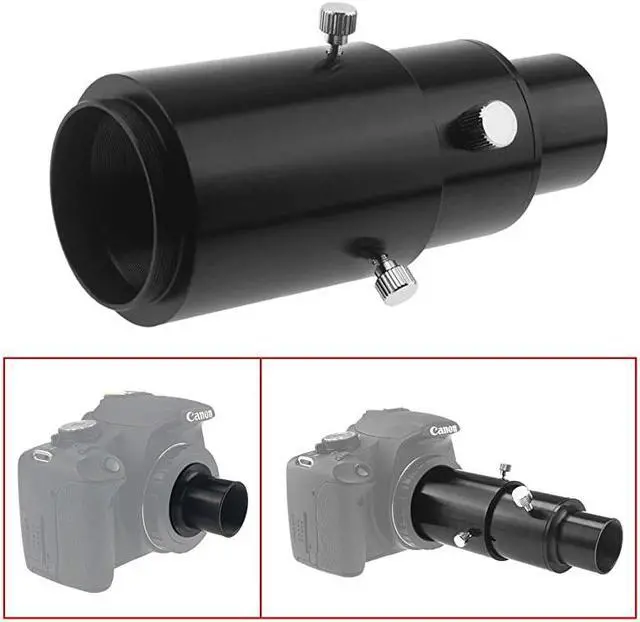 Main image of 125 Extendable Camera Adapter for Either PrimeFocus Or EyepieceProjection Astrophotography with Refractors or Reflector Telescopes Threaded for Standard 125inch Astronomy Filters
