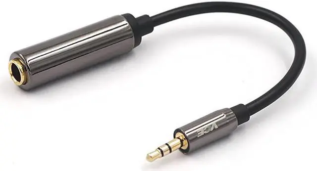 Main image of 14 to 18 Adapter35mm 18 inch Male to 635mm 14 inch Female Audio Jack Gold Plated Adapter for Amplifiers Guitar Home Theater Devices Laptop Headphones 8inch
