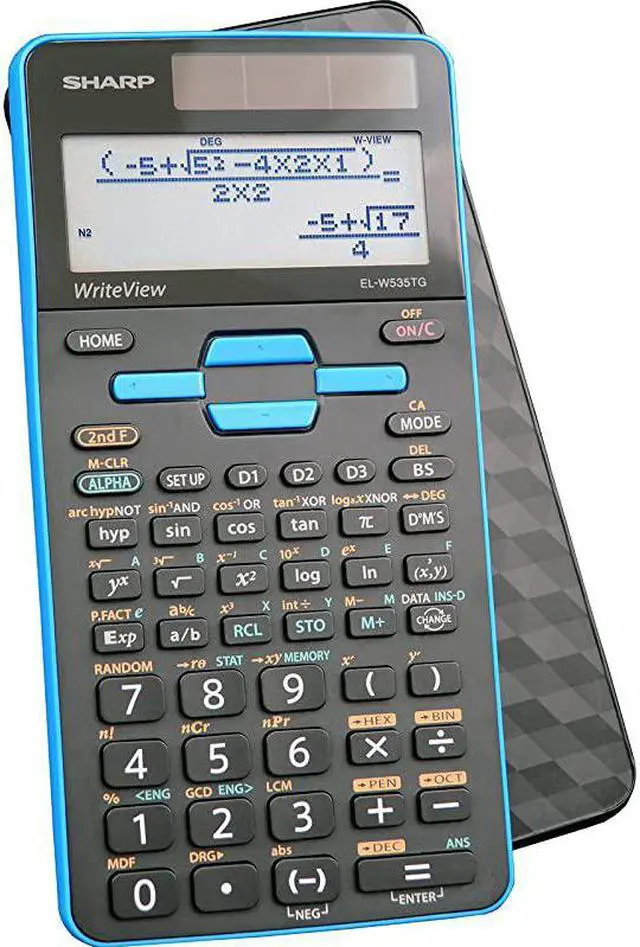 Alt view image 3 of 4 - ELW535TGBBL Scientific Calculator with WriteView 4 Line Display